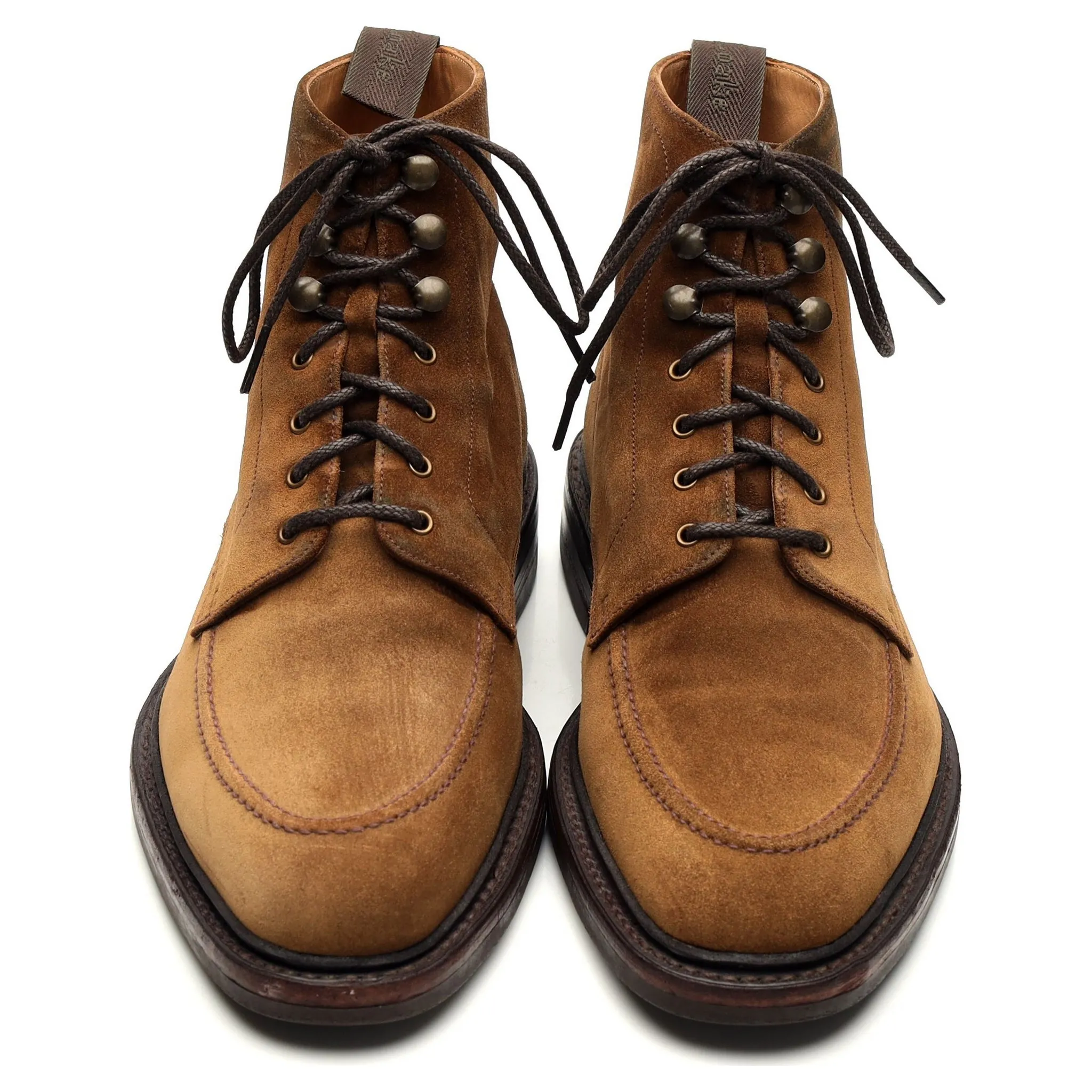 1880 'Anglesey' Snuff Brown Suede Boots UK 8 F