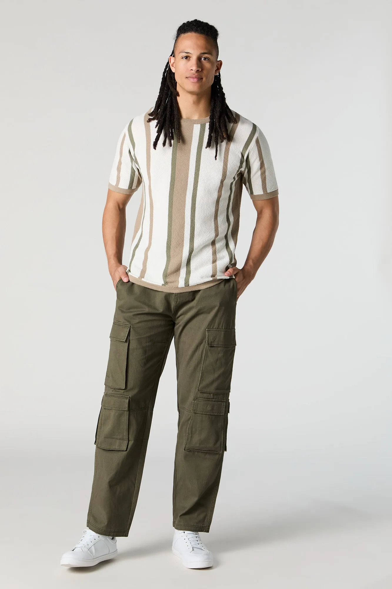 4 Pocket Cargo Straight Leg Cargo Pant