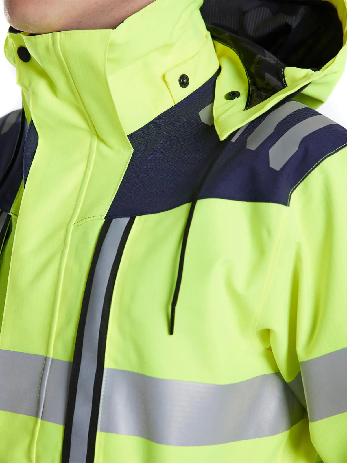 4496-1918 High Vis Work Jacket Softshell - Blåkläder