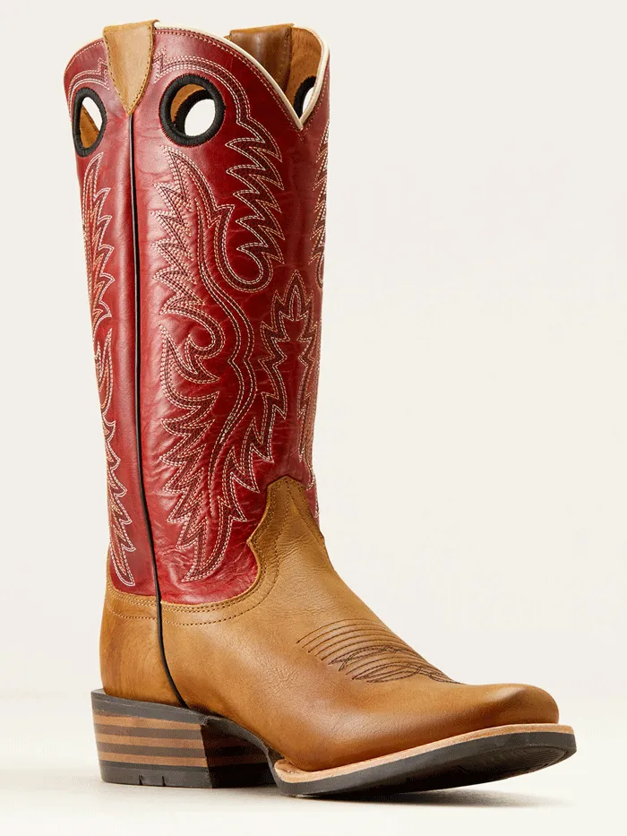 Ariat 10050878 Mens Ringer Cowboy Boot Red Cedar Tan