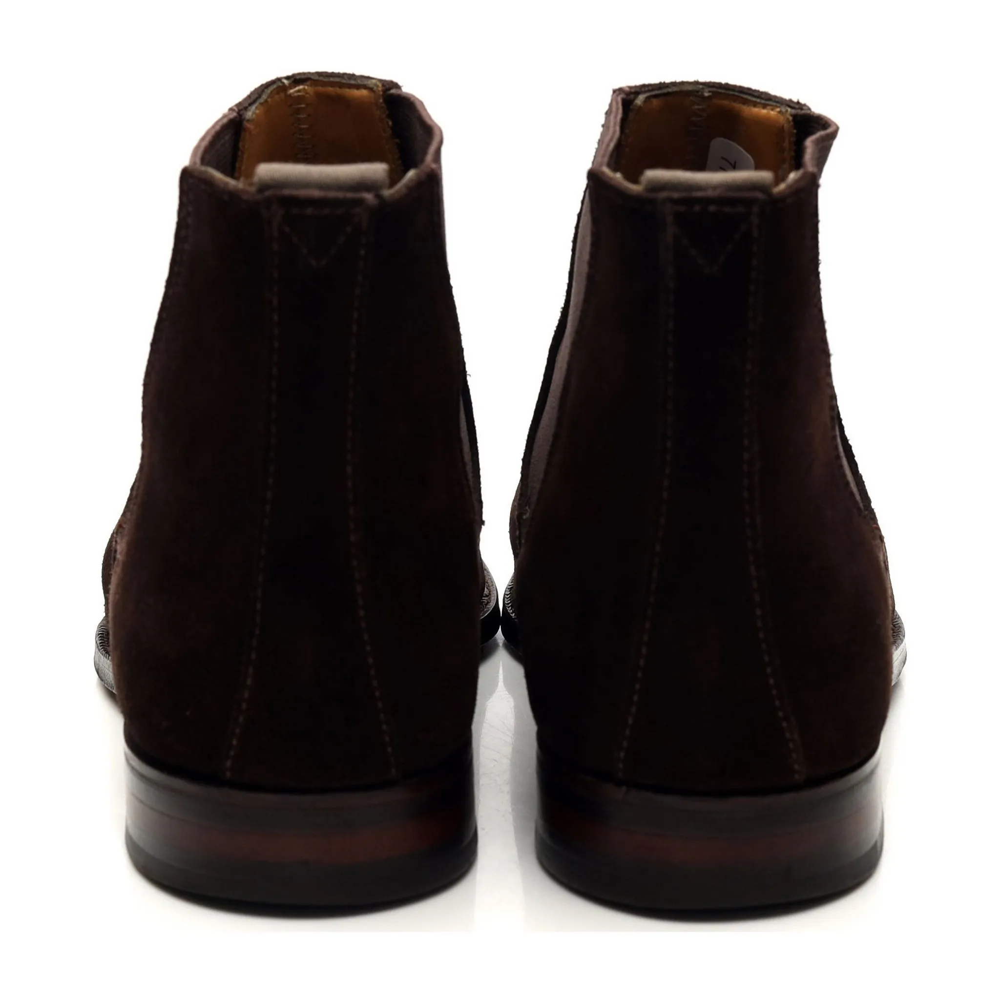 'Ashford' Dark Brown Suede Chelsea Boots UK 8.5 F