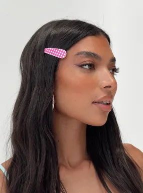 Aubriella Hair Clip Pack Pink