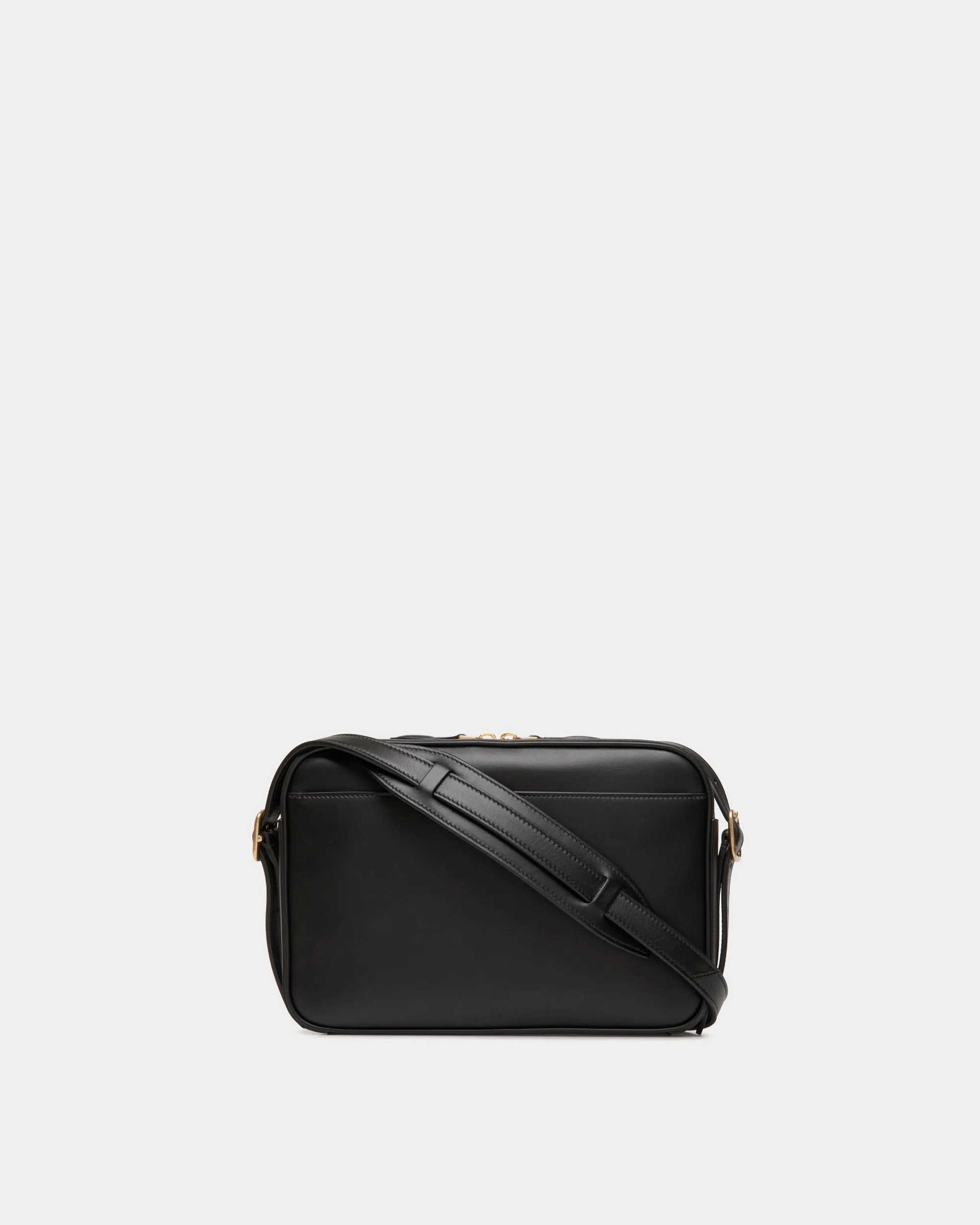 Beckett Crossbody Bag In Black Leather 