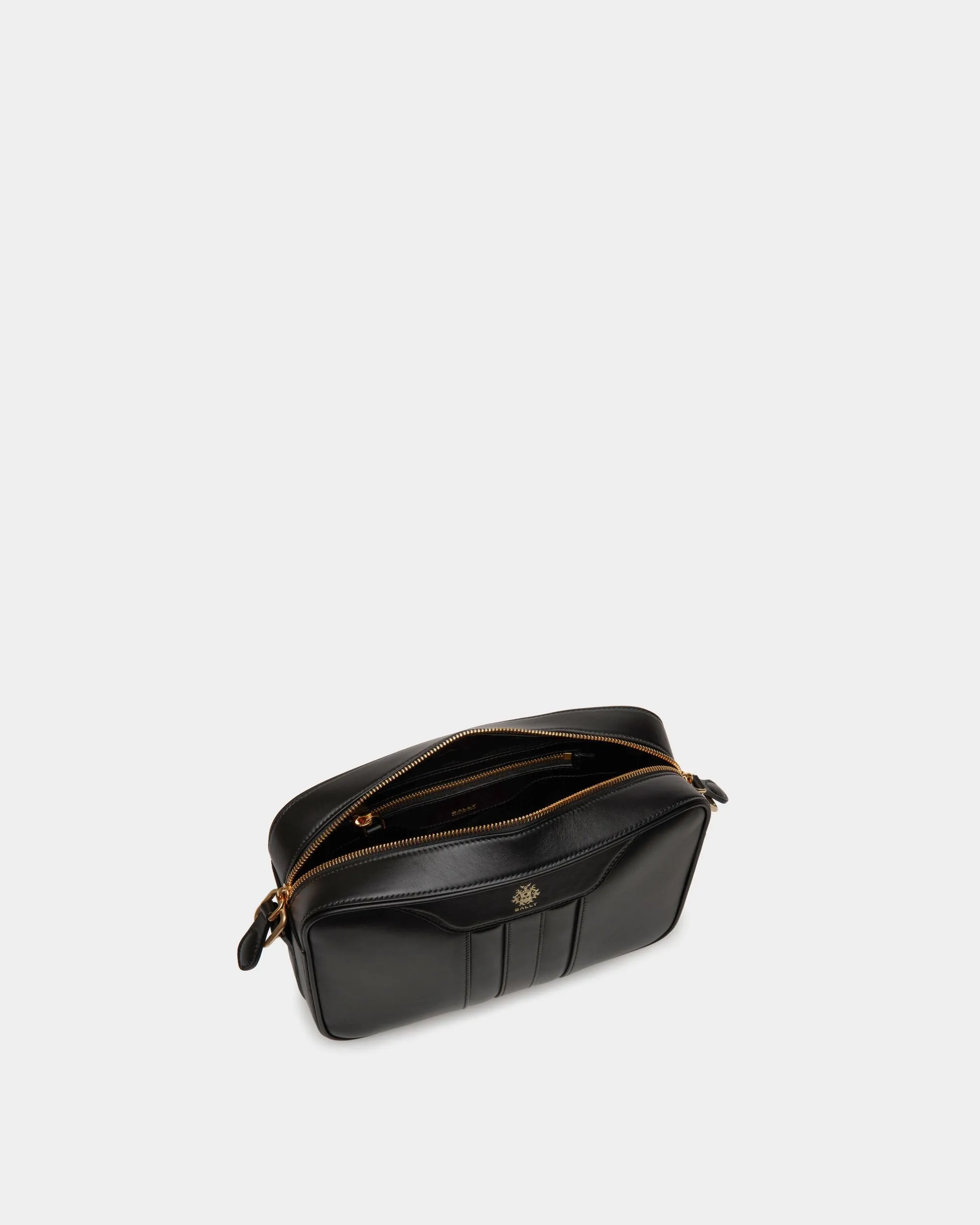 Beckett Crossbody Bag In Black Leather 