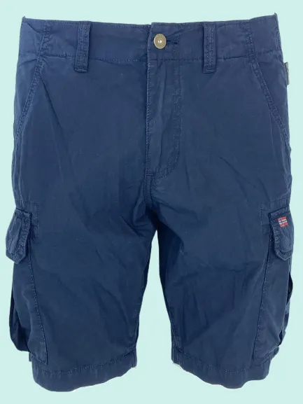 BERMUDA UOMO CARGO BLU