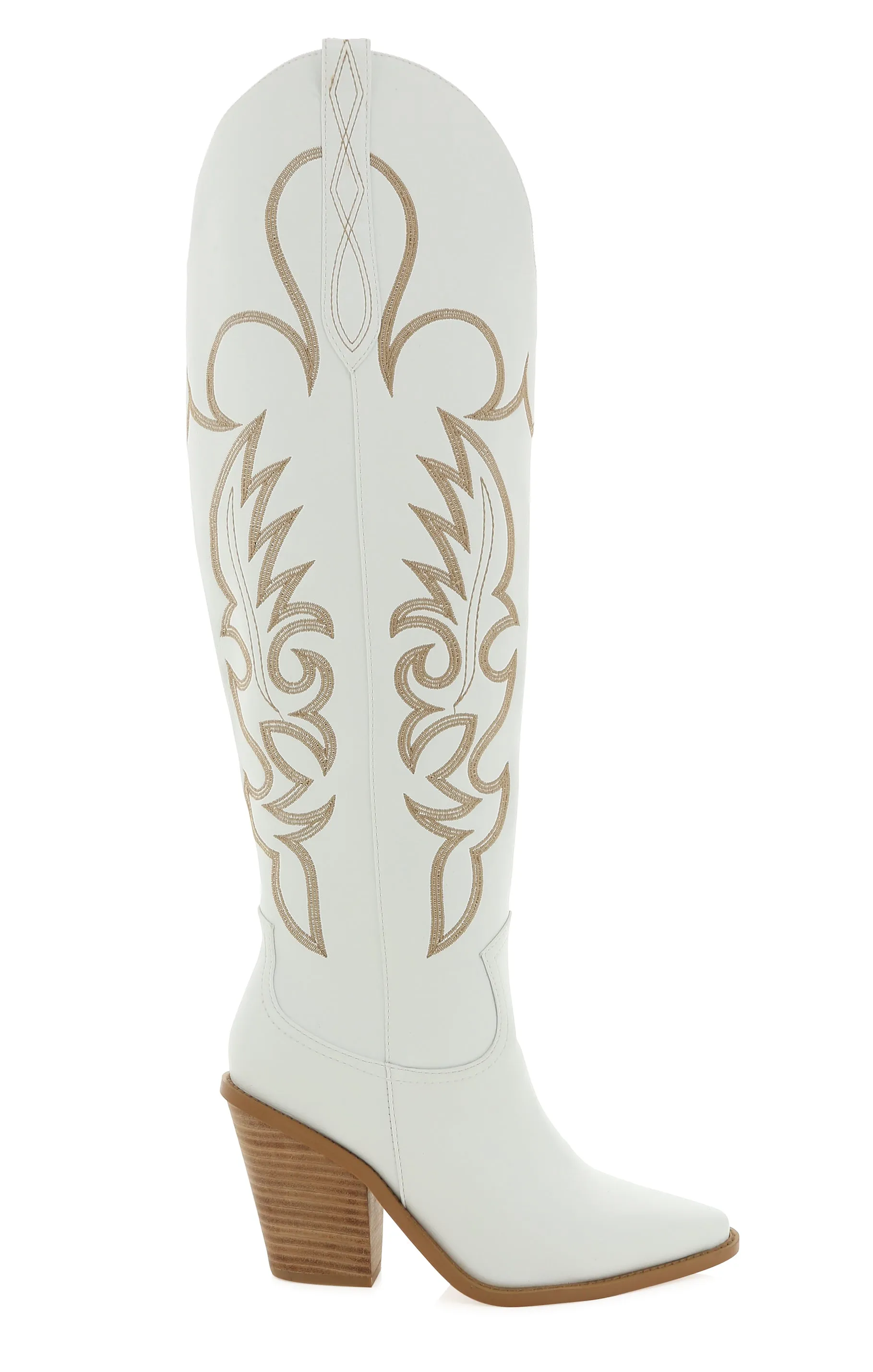 Billini Simone Western Boot ~ White