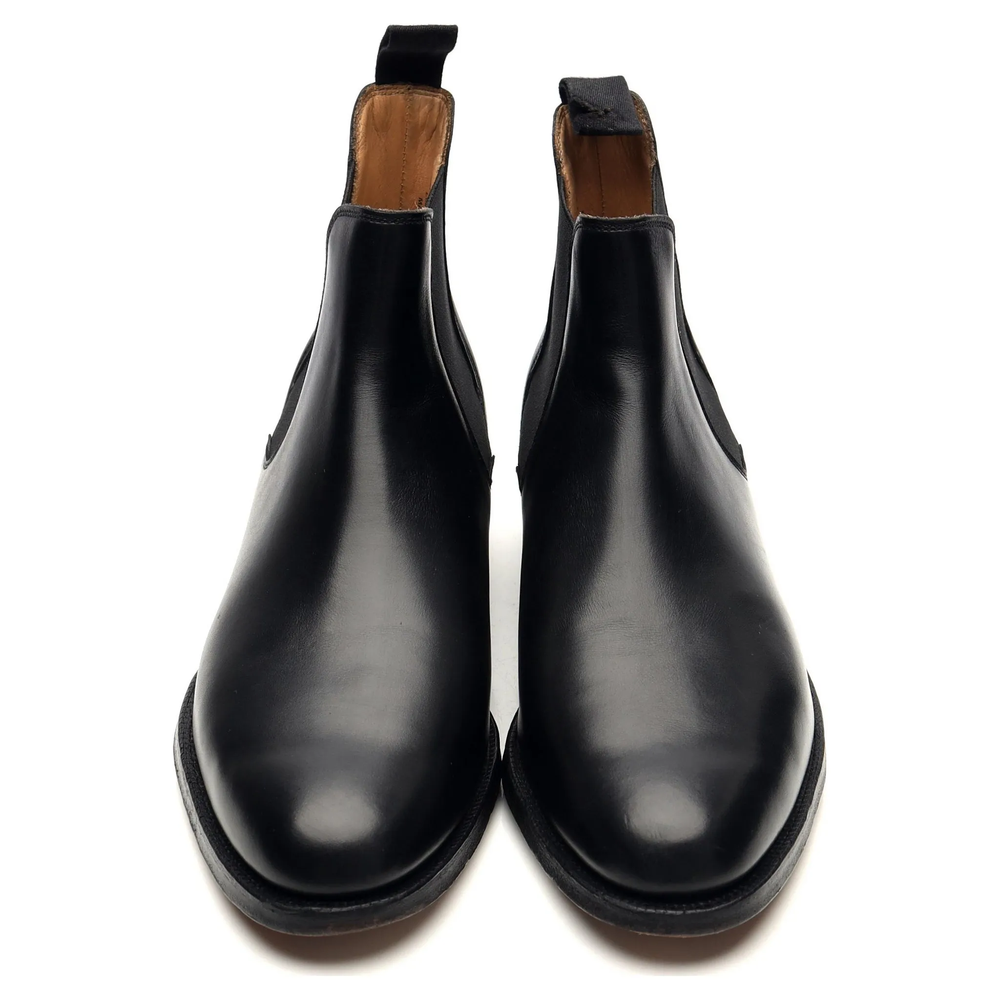 'Bingham' Black Leather Chelsea Boots UK 7.5 E