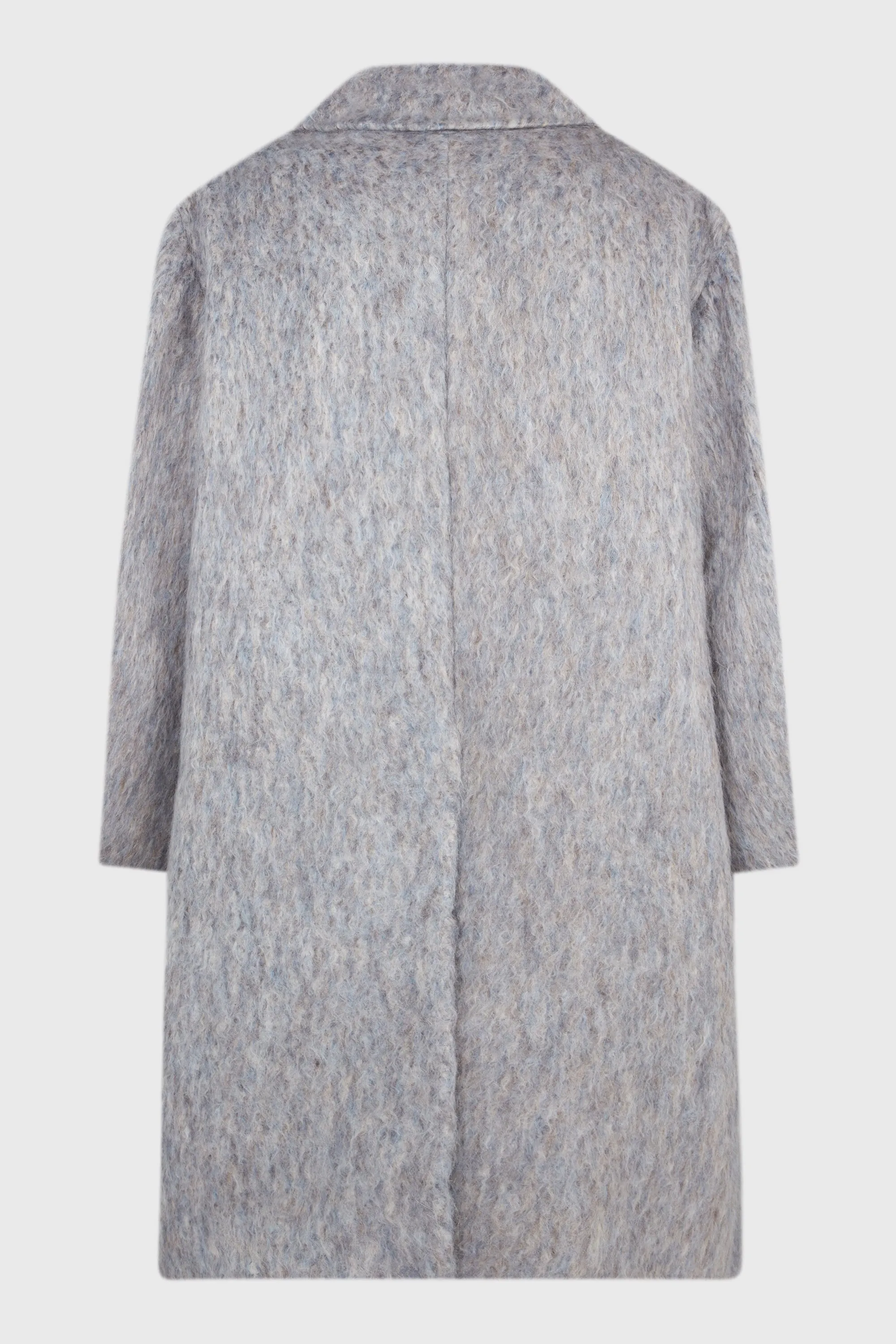 BLUE SHEEPSKIN COAT