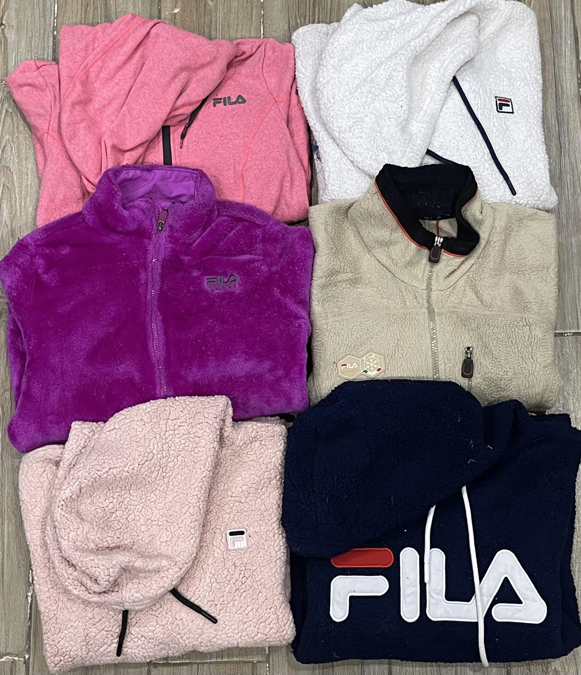 Branded Fila Fleece - 10 Pieces