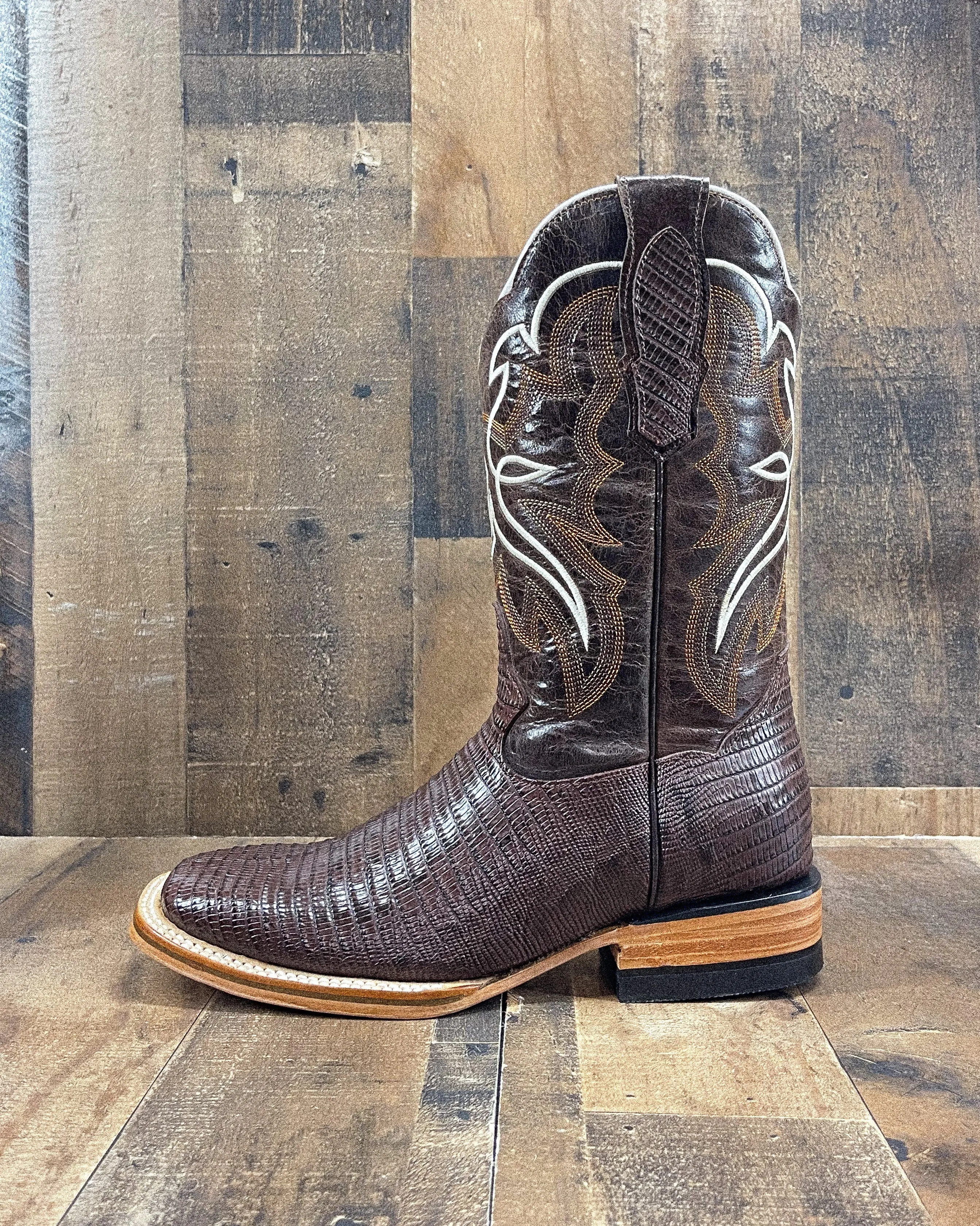 BROWN LIZARD | MEN SQUARE TOE COWBOY BOOTS