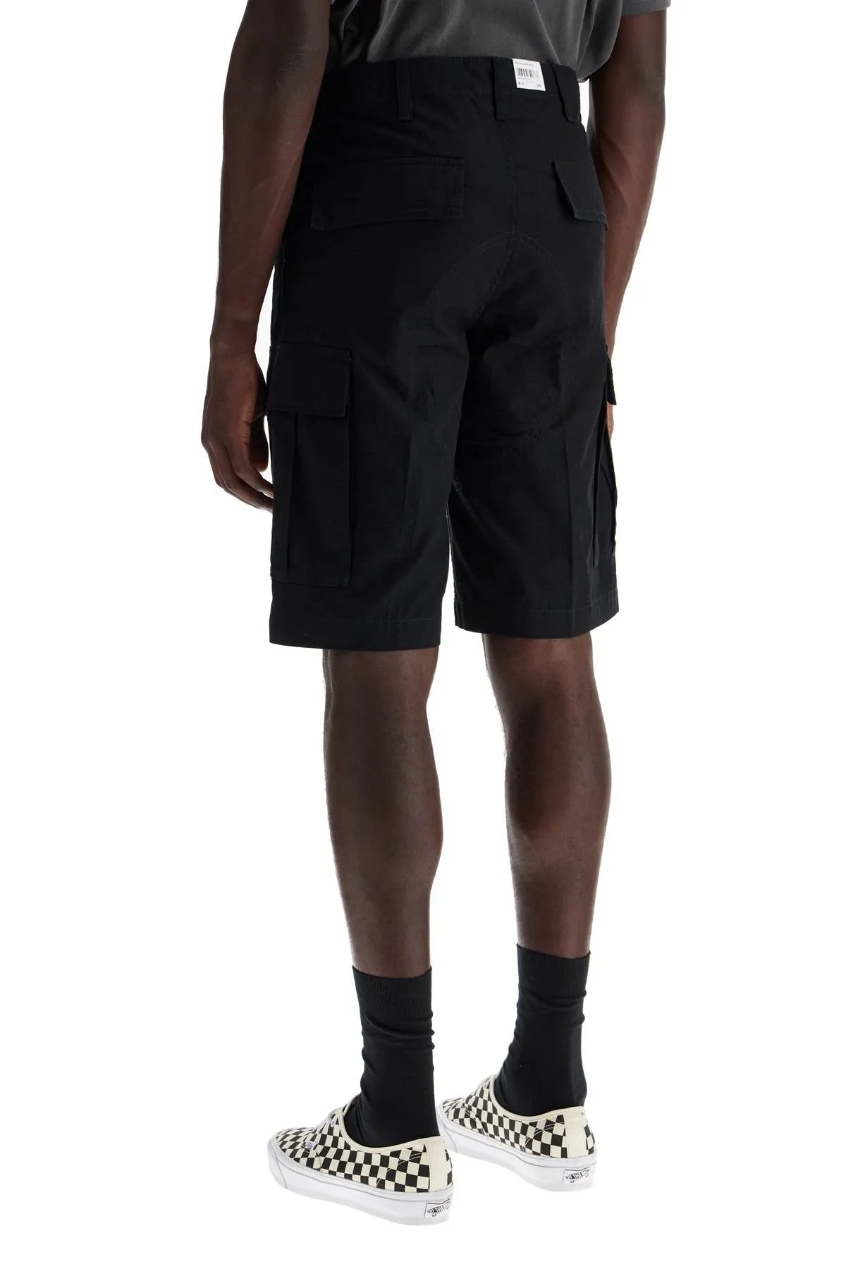 cargo shorts in cotton ripstop