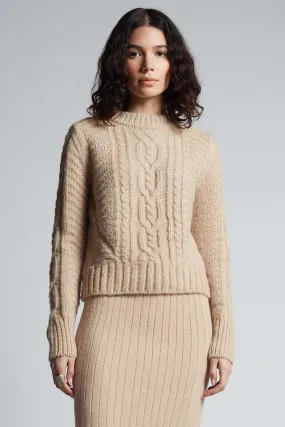 CARLY SWEATER - PALE CAMEL