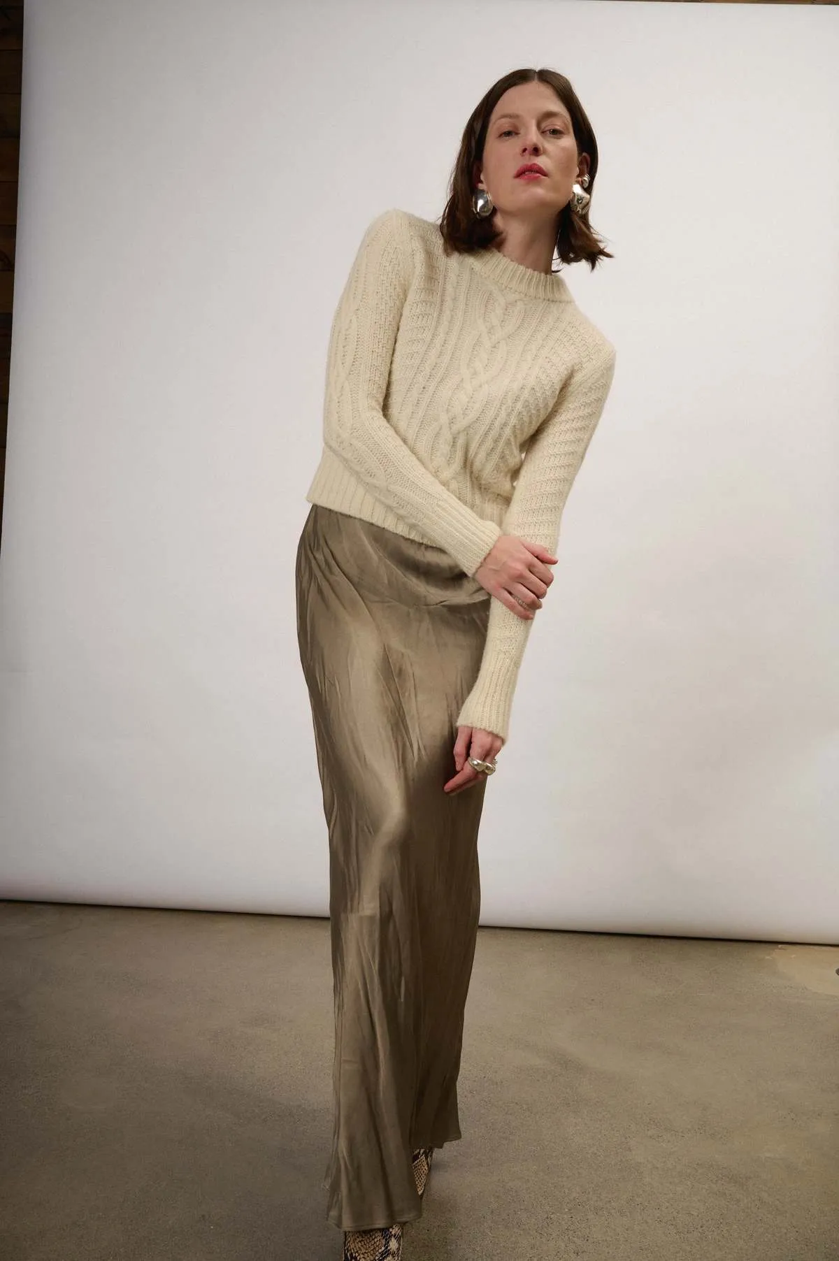 CARLY SWEATER - PALE CAMEL