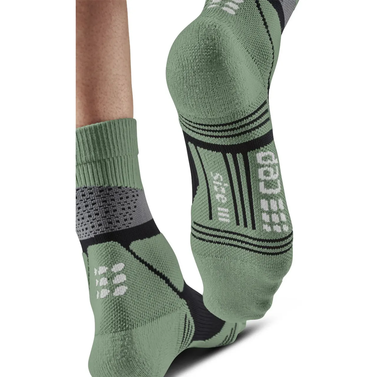 CEP Women's Hiking Max Cushion Mid Cut Compression Socks