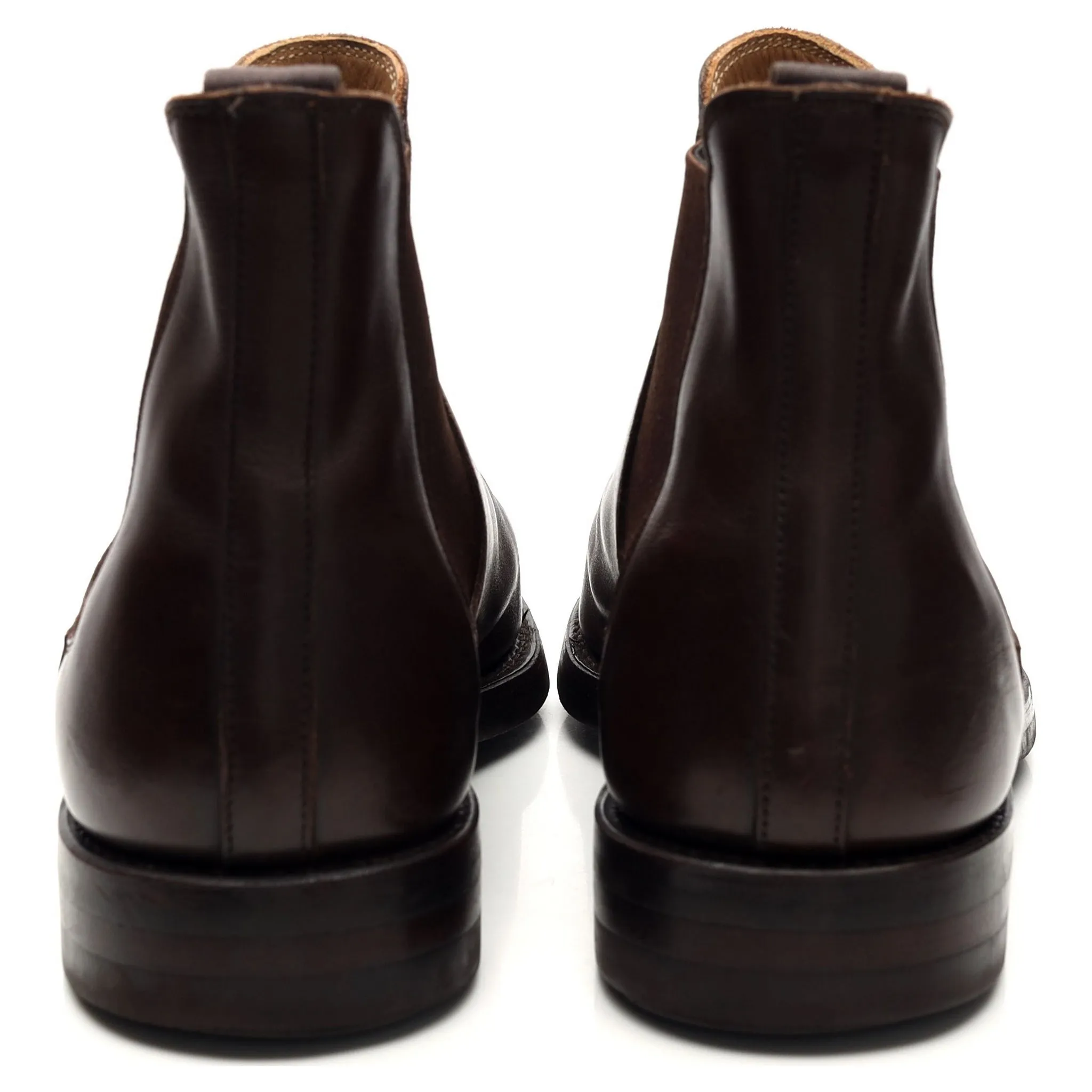 'Chelsea 5' Dark Brown Leather Chelsea Boots UK 9.5 E