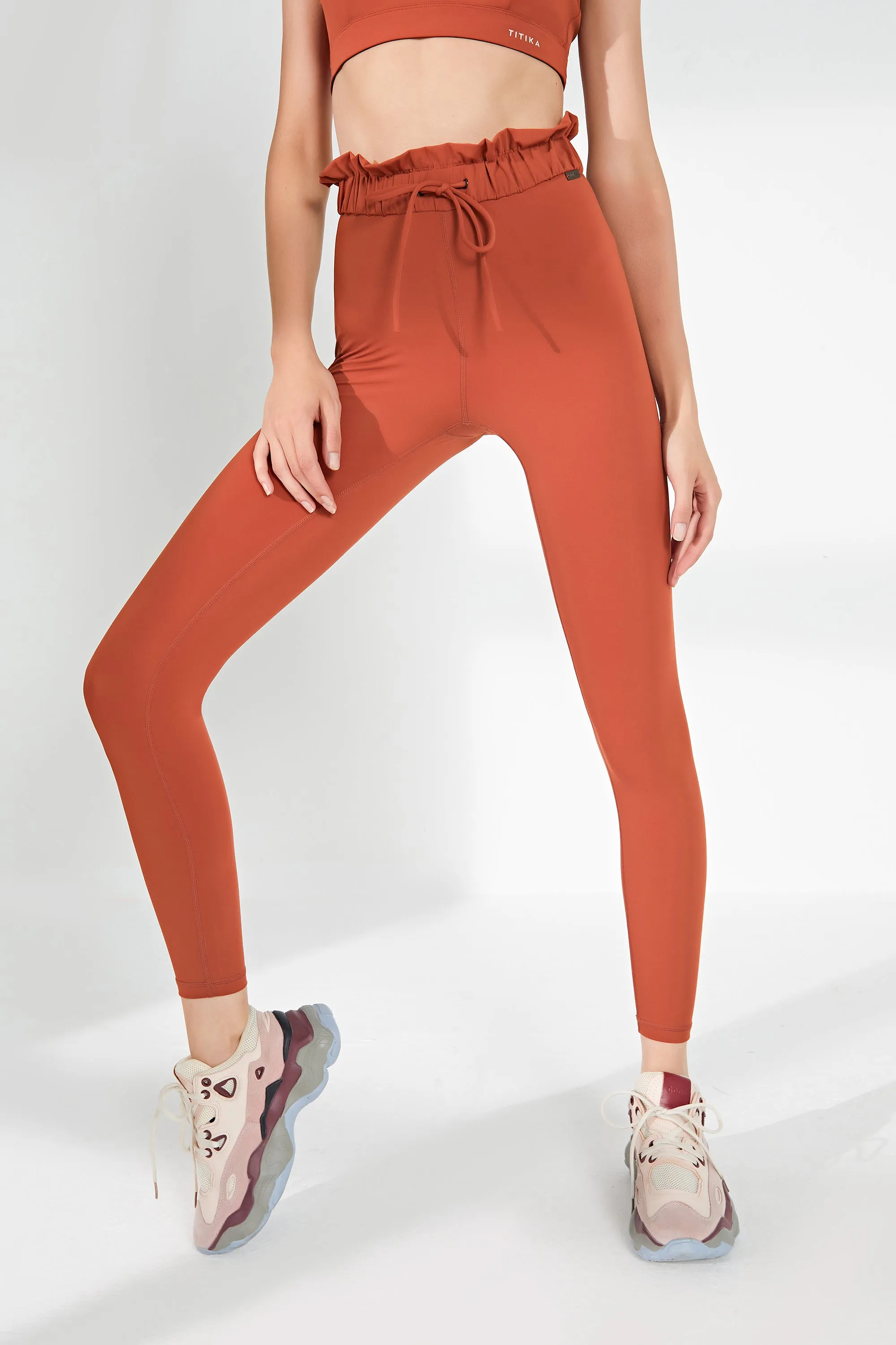 Cinched Bloomed Leggings