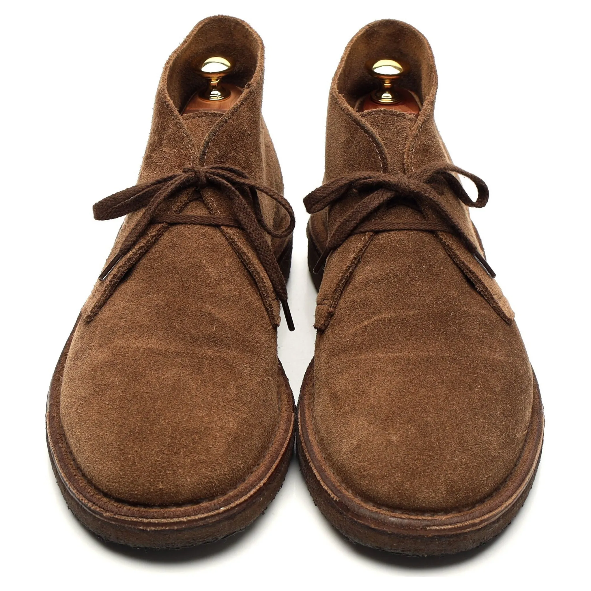 'Clifford' Brown Suede Chukka Boots UK 9.5