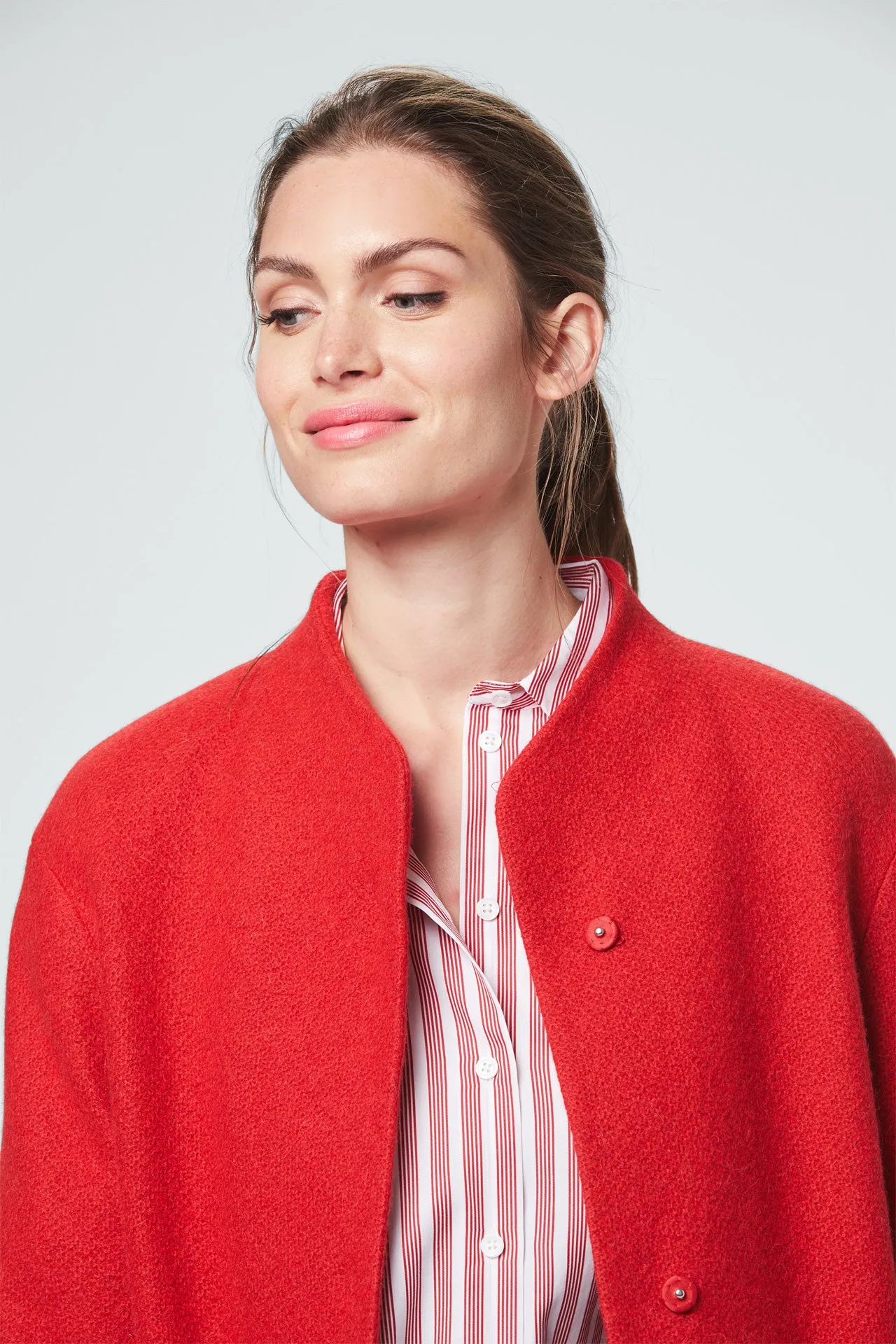 Coat bright red DM408-10009454