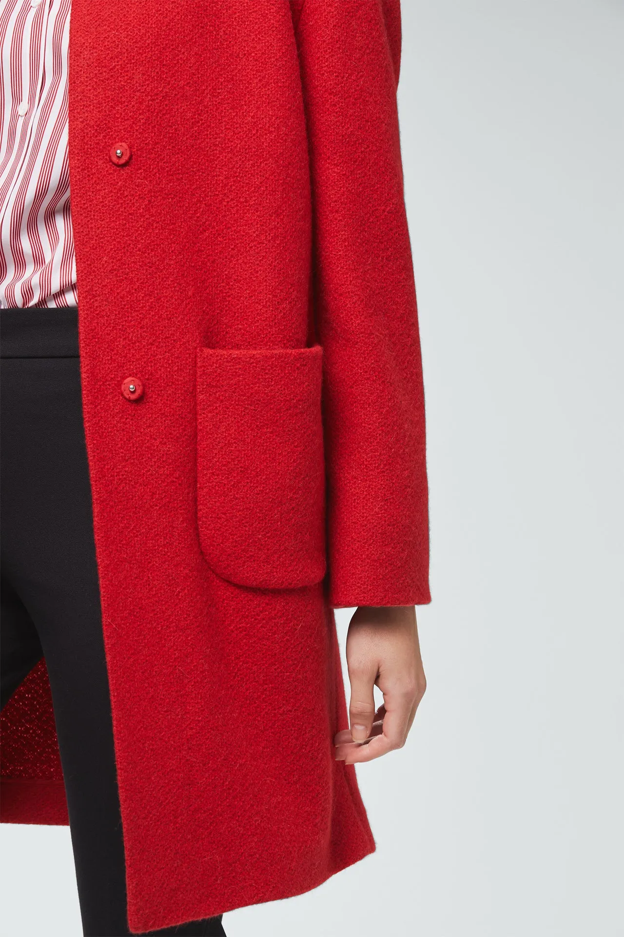 Coat bright red DM408-10009454