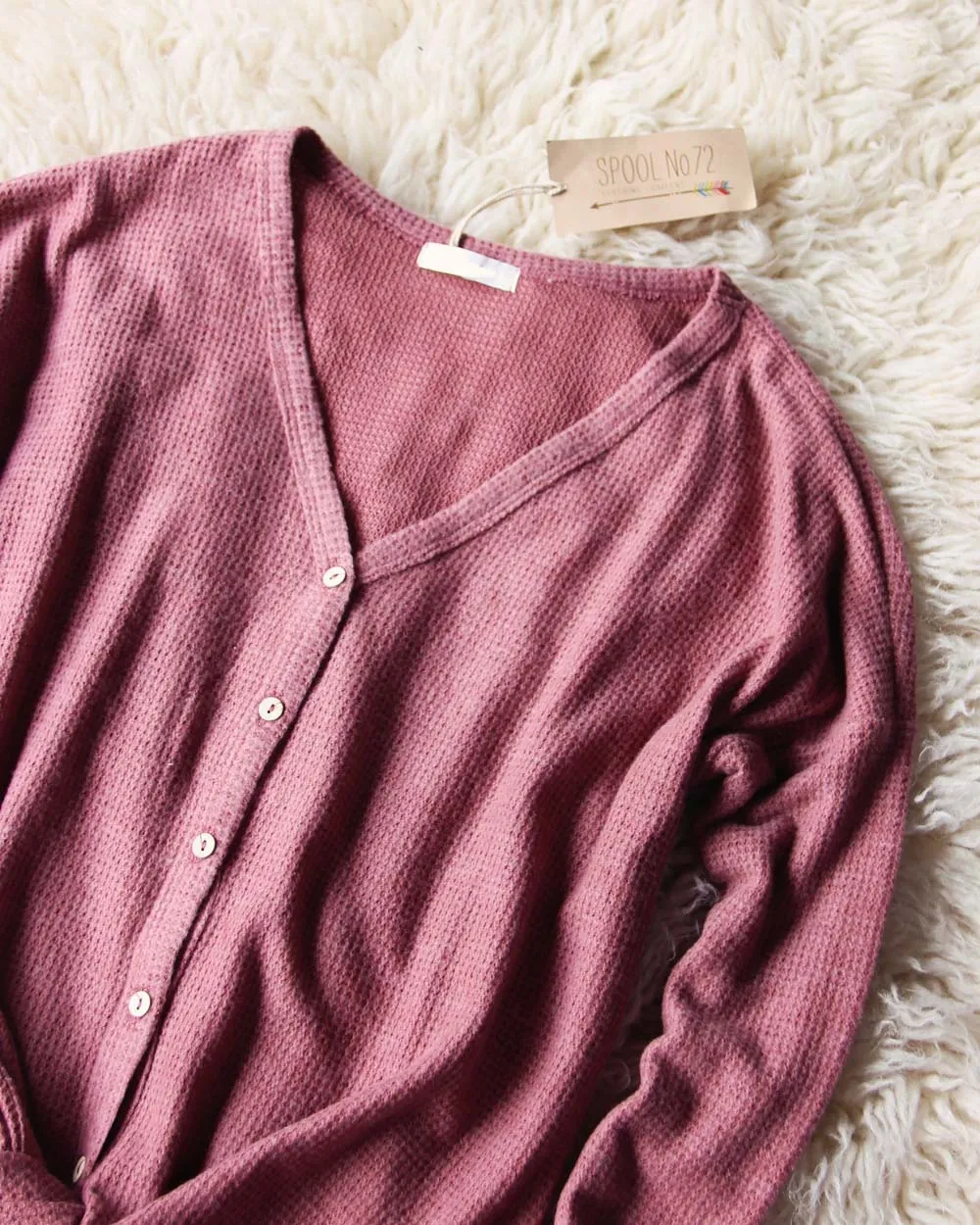 Cozy Tie Thermal in Mauve