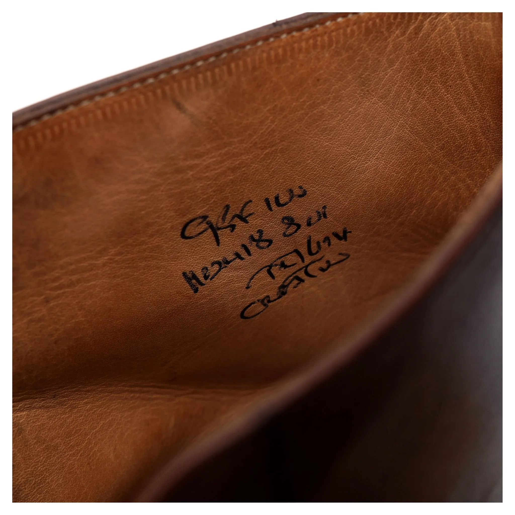 'Creaton' Brown Leather Boots UK 9.5 F