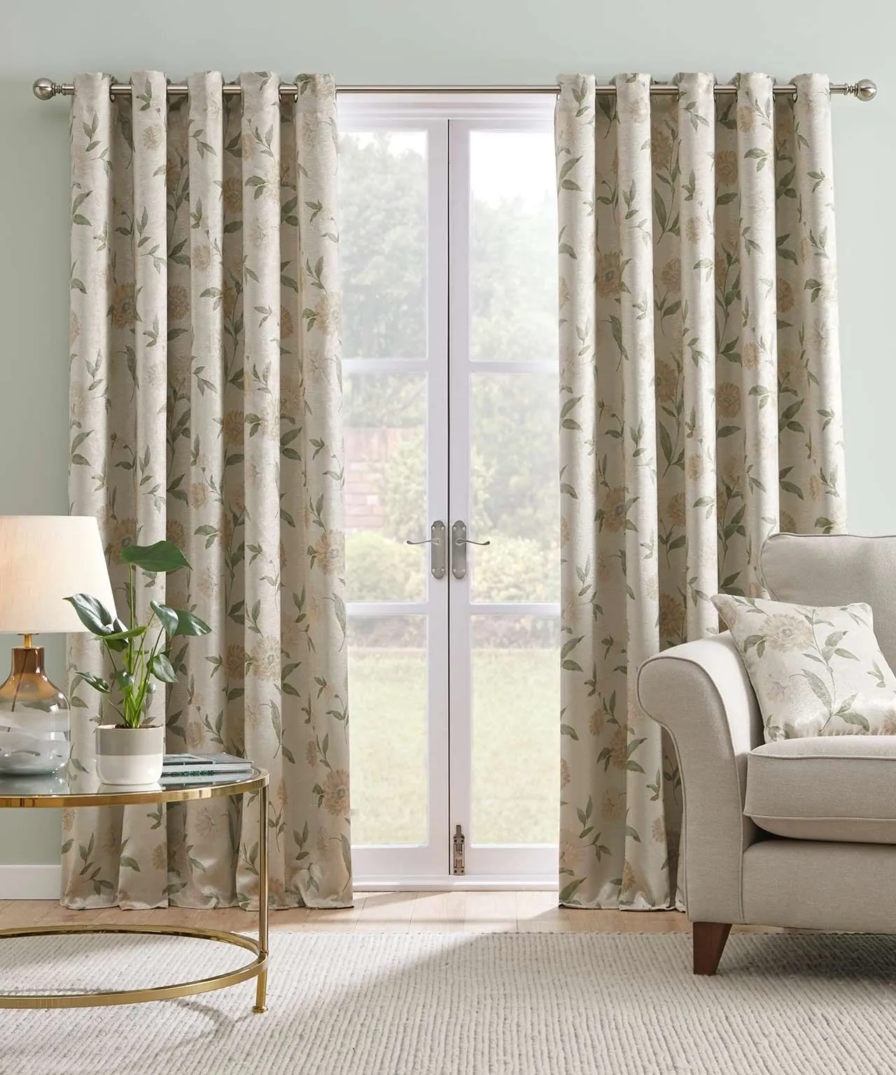 Dahlia Thermal Blackout Eyelet Curtains