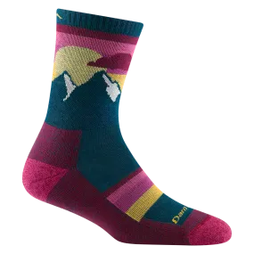 Darn Tough Women's Sunset Ledge merino wool hiking micro Crew socks