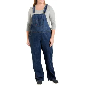 Dickies womens Plus Size Denim Bib Overall