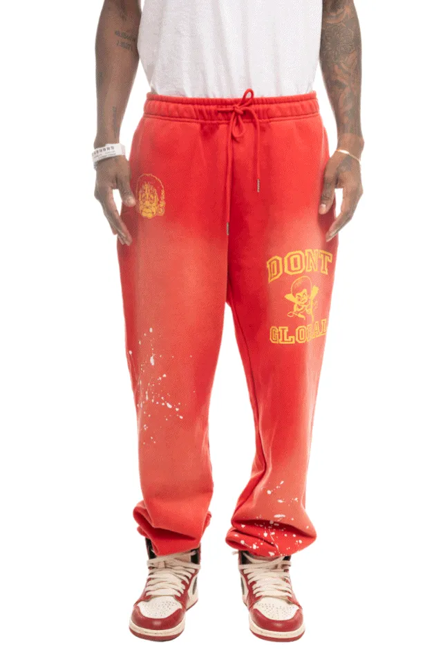 DONT Global Joggers Red