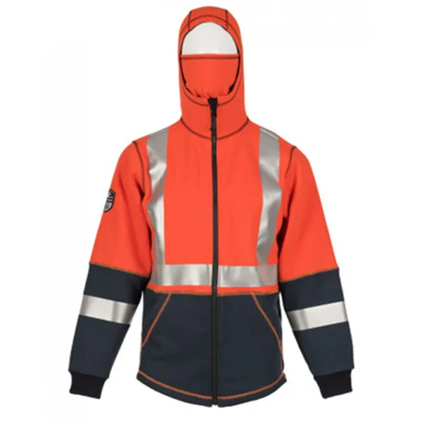 DragonWear Flame Resistant Elements Lightning Jacket (Hi-Vis Orange)