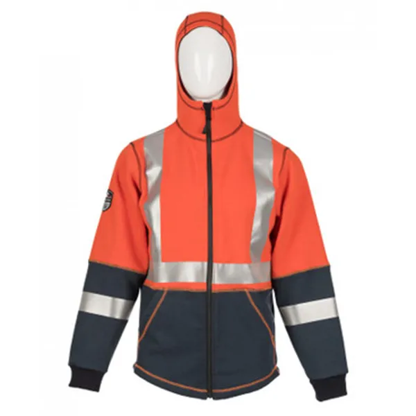 DragonWear Flame Resistant Elements Lightning Jacket (Hi-Vis Orange)