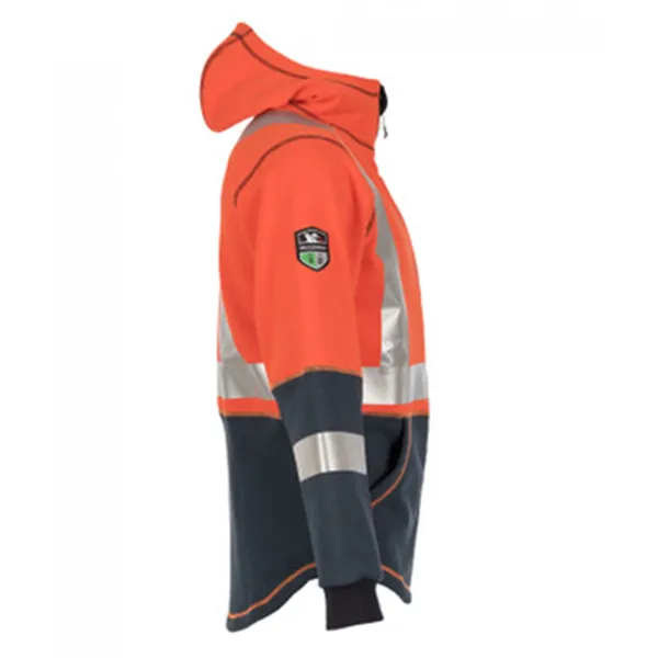 DragonWear Flame Resistant Elements Lightning Jacket (Hi-Vis Orange)