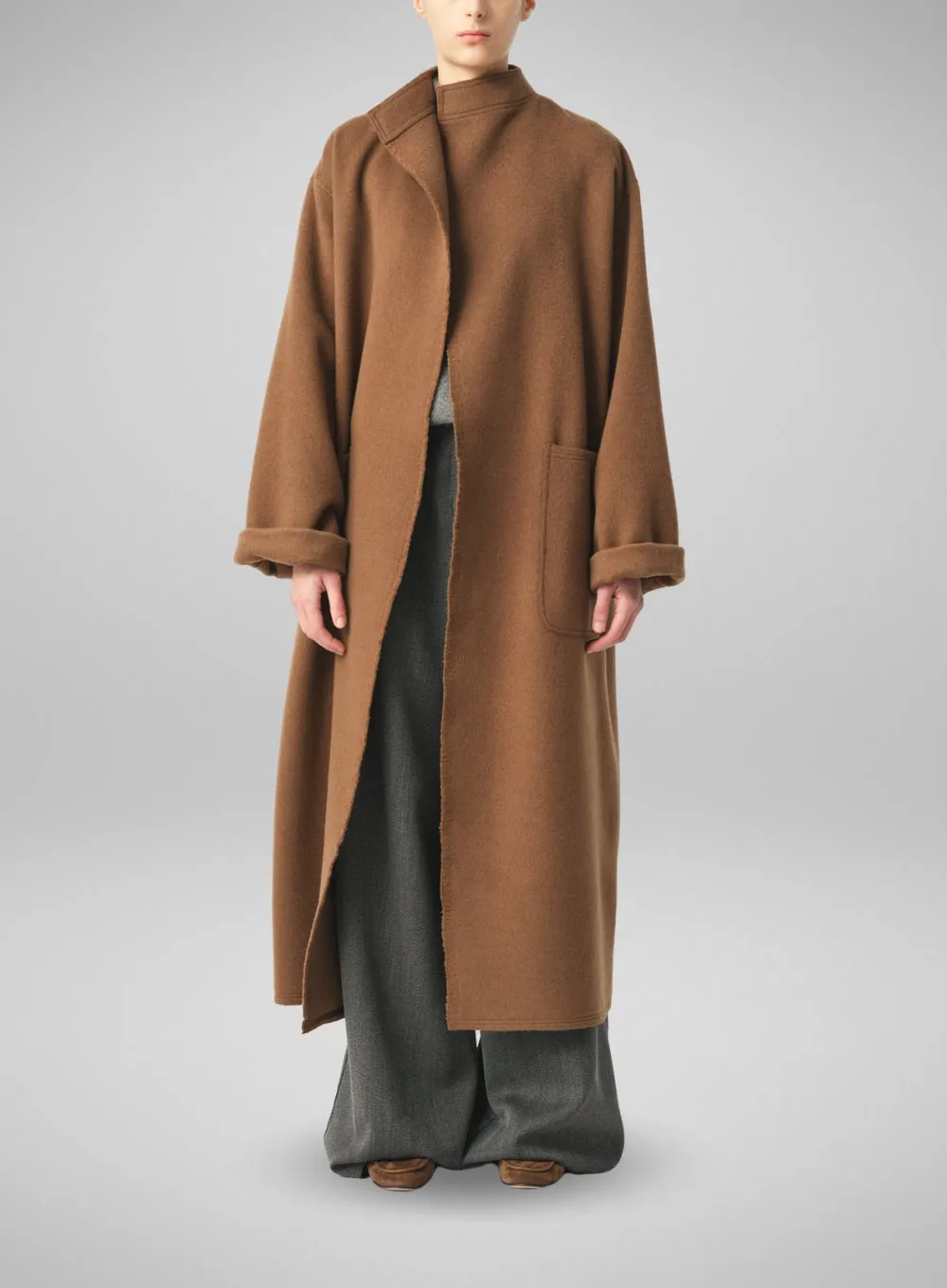 DUSAN | Patch Pocket Long Coat