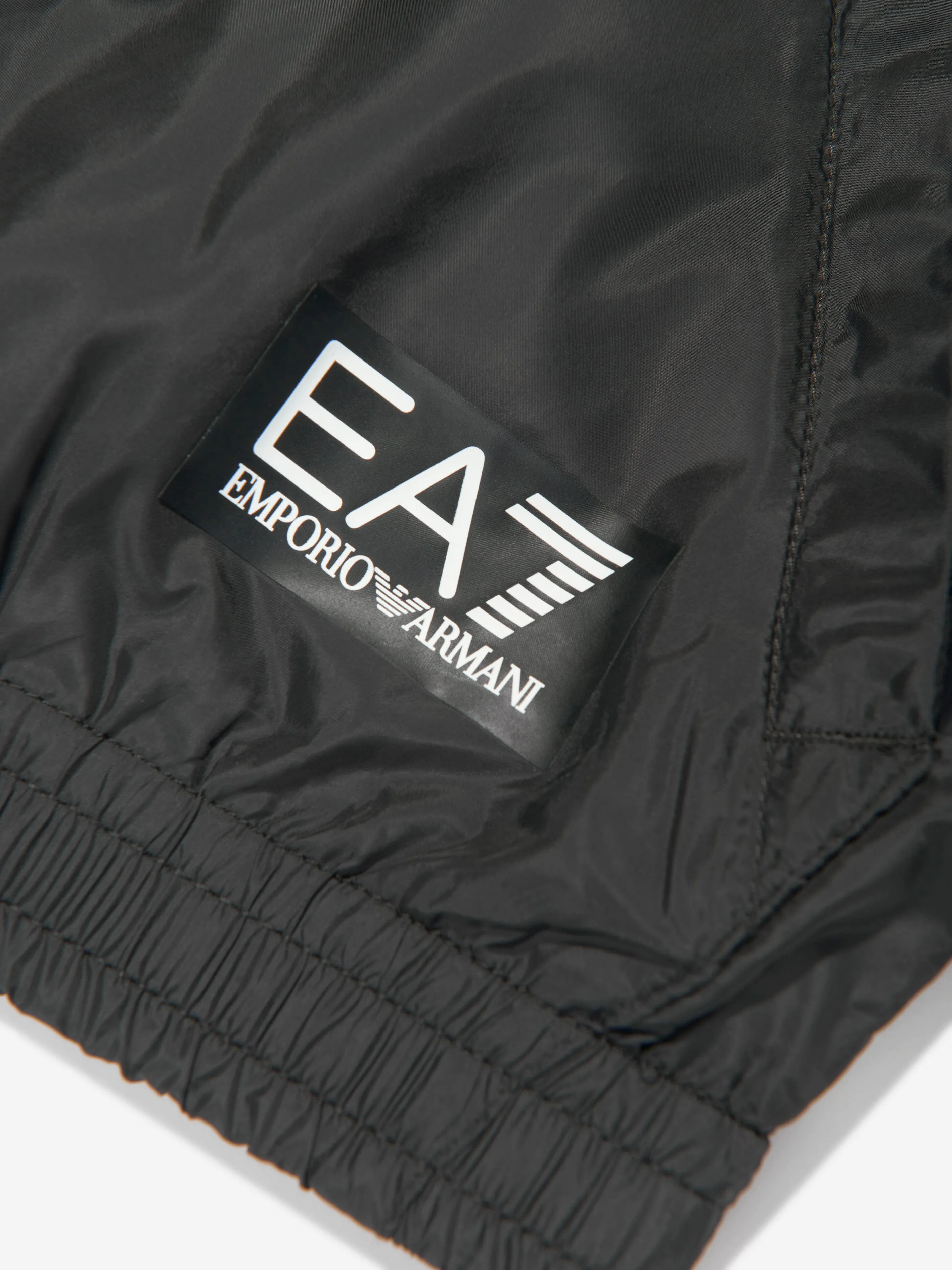 EA7 Emporio Armani Boys Graphic Windbreaker in Black