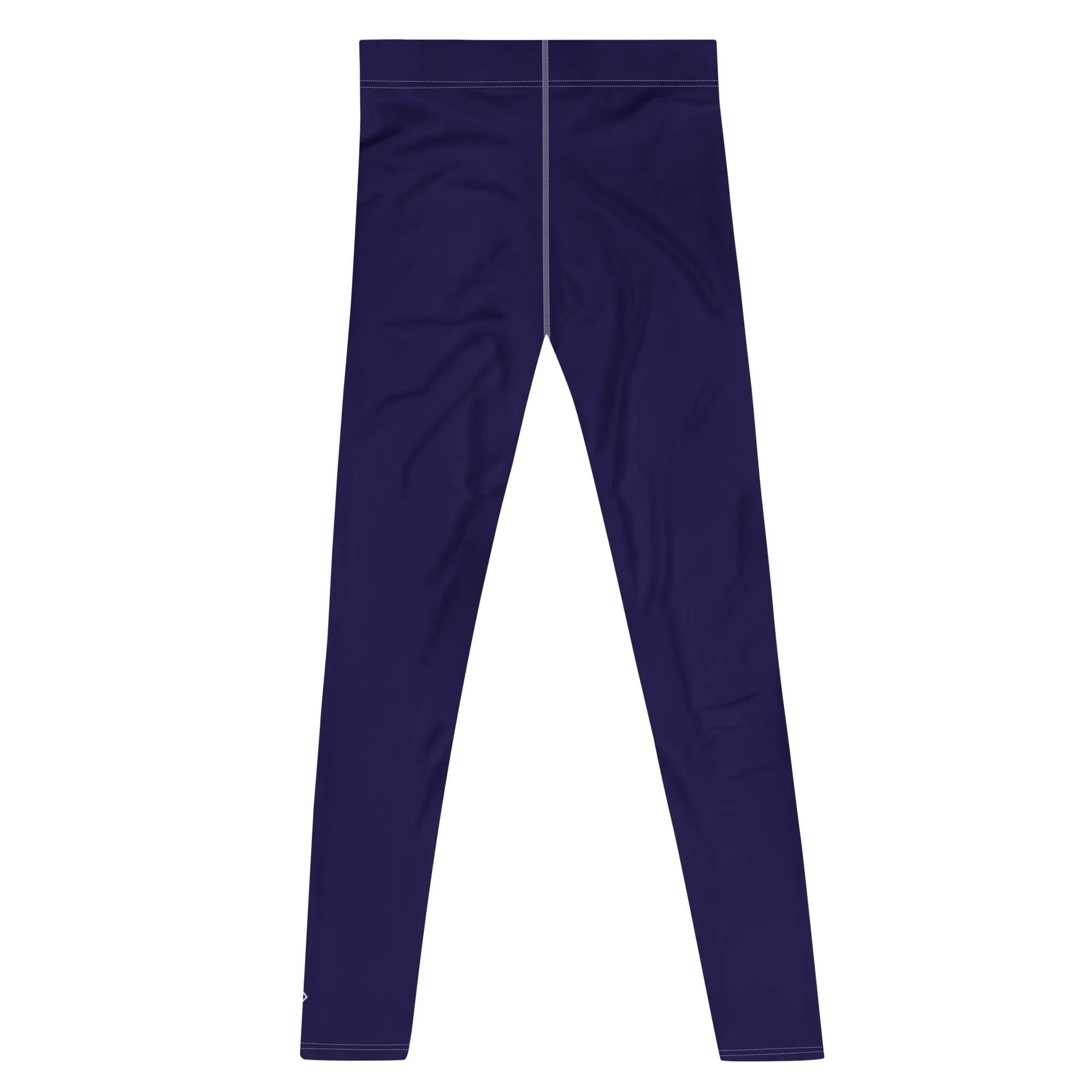 Everyday Essentials: Solid Color Leggings for Him - Midnight Blue