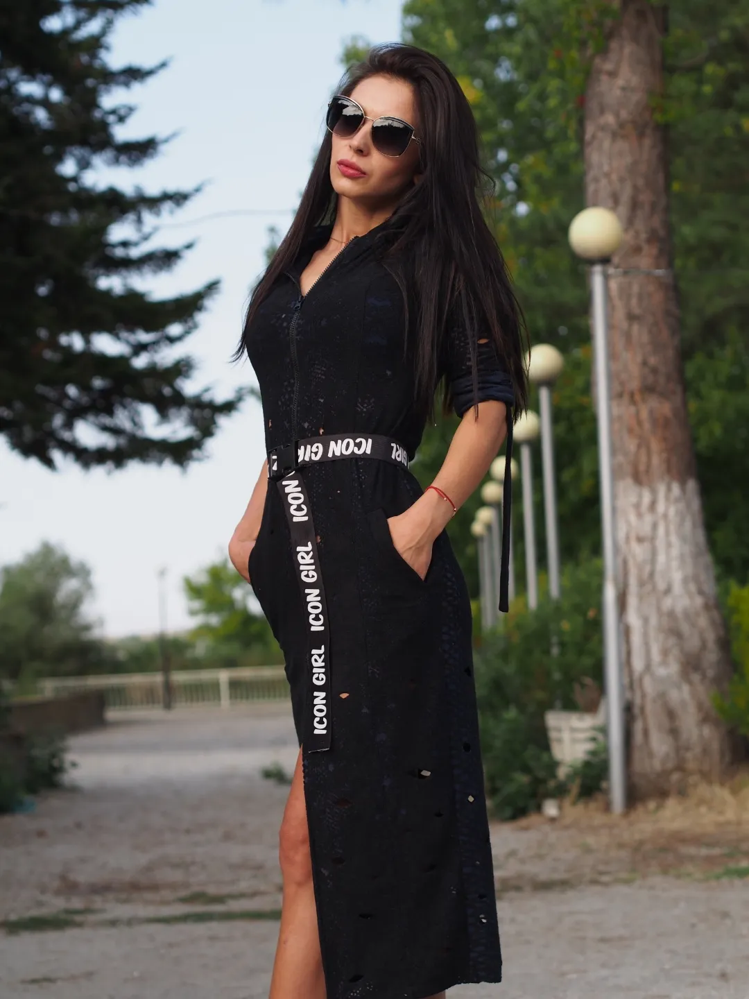 Extravagant Black Long Dress Jacket, Avantgarde Dress Jacket