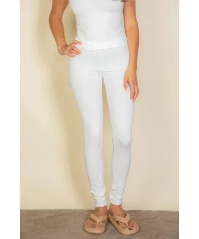 FASHNZFAB Basic Solid Leggings