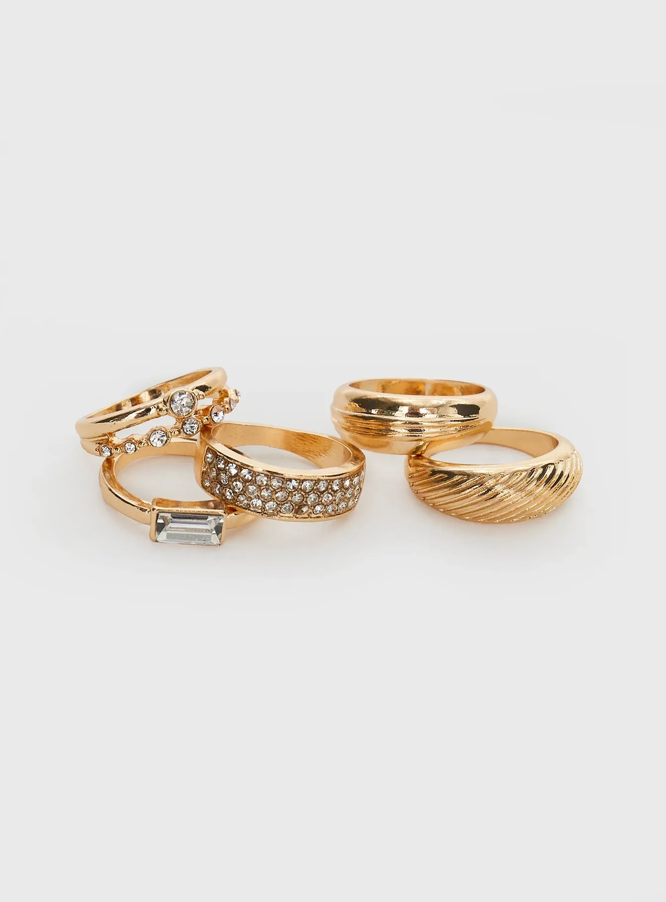 Fiorella Ring Pack Gold