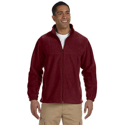 Harriton Mens 8oz. Full-Zip Fleece