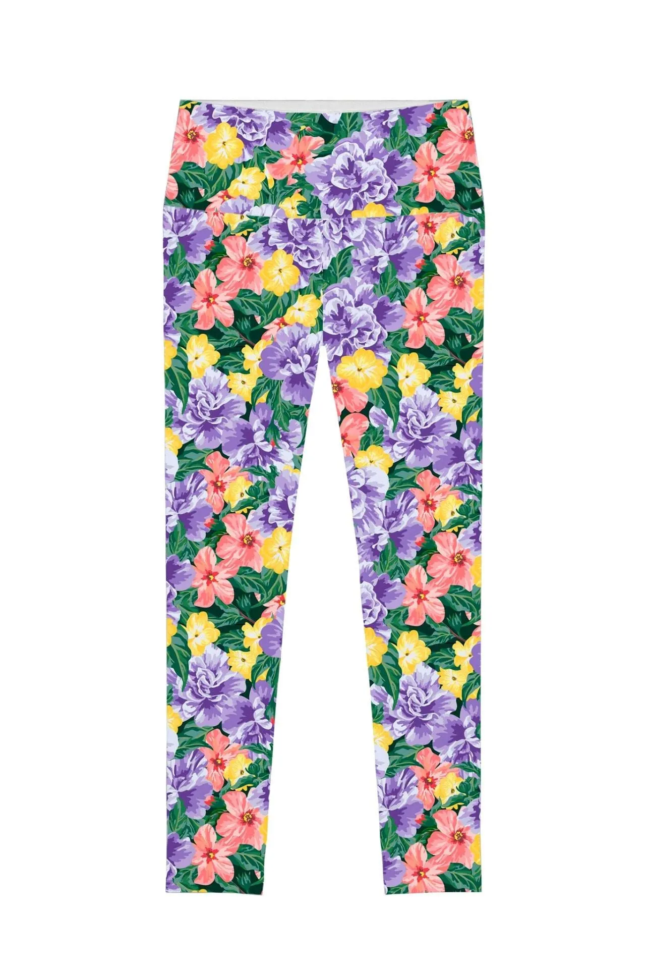 Hello May Lucy Floral Printed Performance Leggings - Women