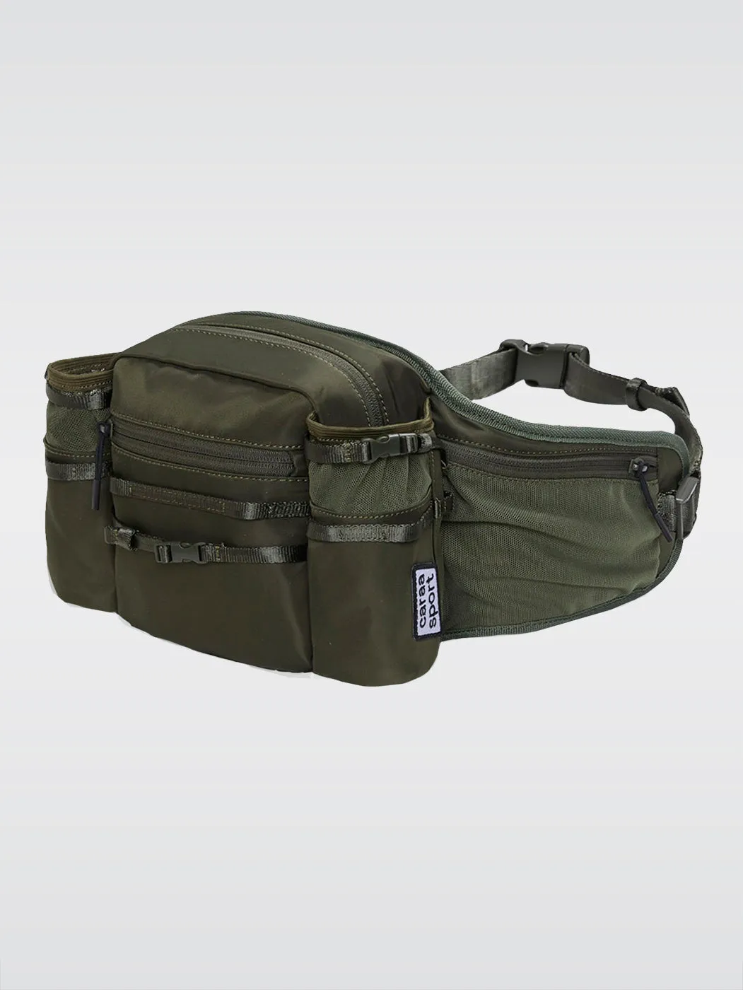 Hiking Waistpack - Olive With Black Hardware