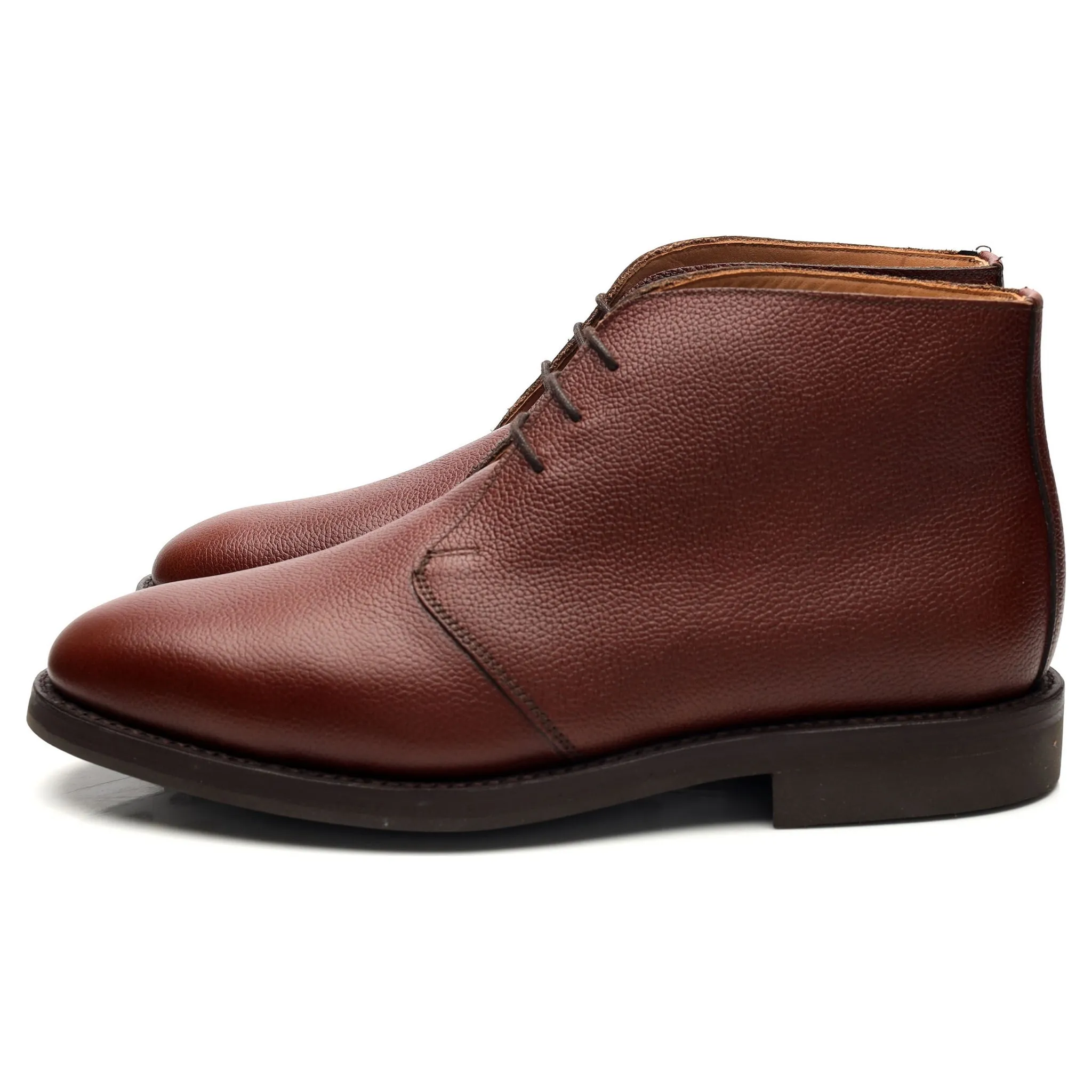 'Holborn' Tan Brown Leather Chukka Boots UK 8.5 G