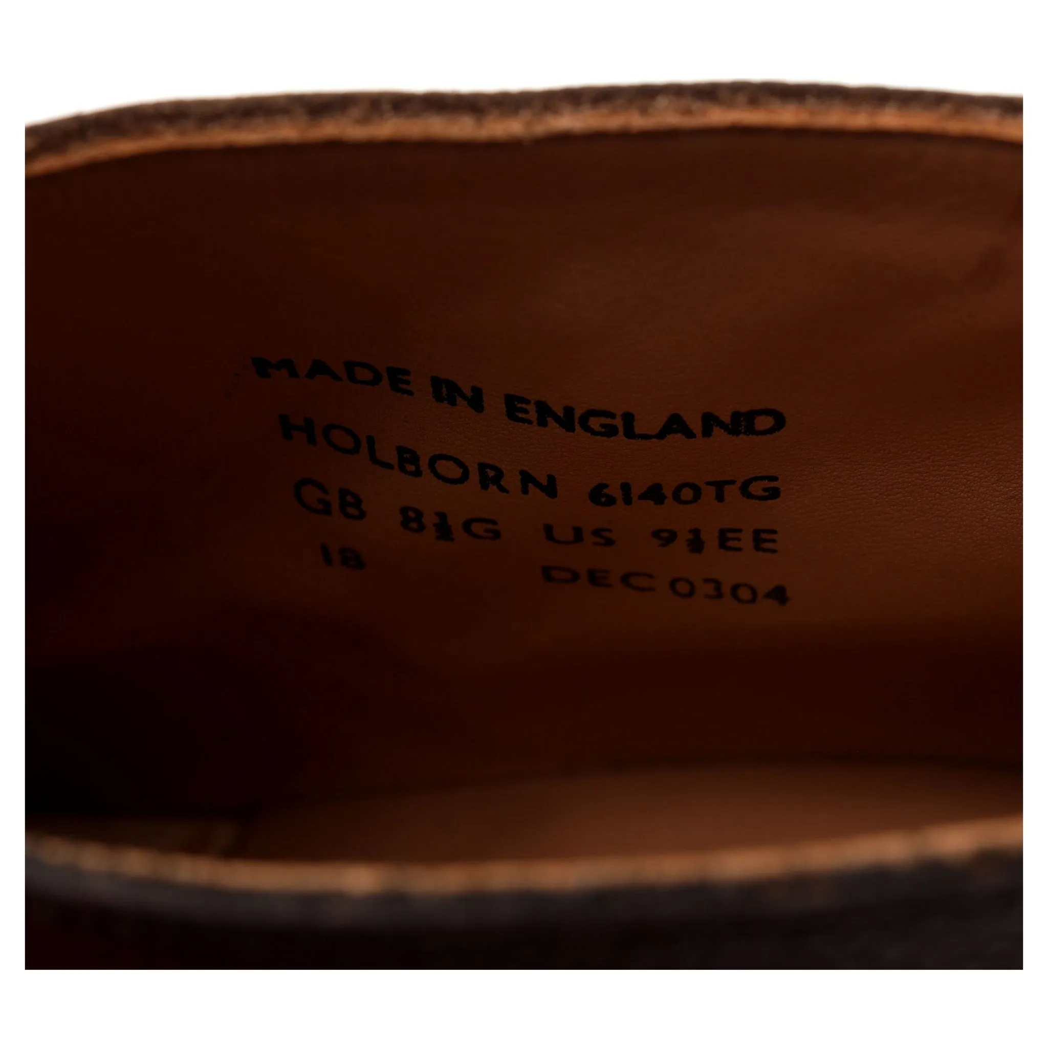 'Holborn' Tan Brown Leather Chukka Boots UK 8.5 G