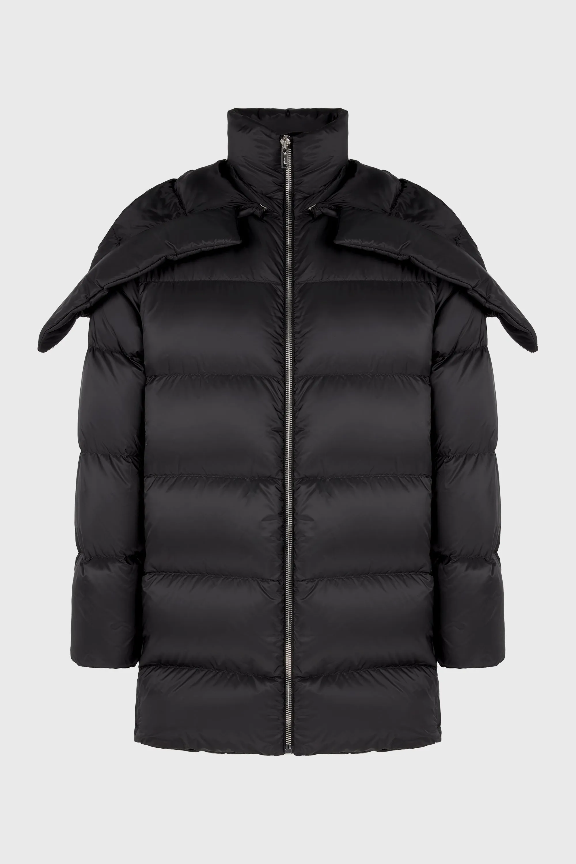 HOODED CYCLOPIC COAT BLACK