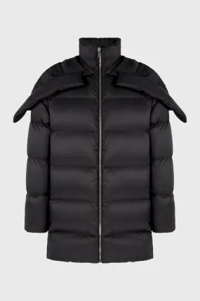 HOODED CYCLOPIC COAT BLACK