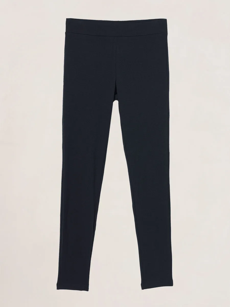 Hue Wide Waistband Blackout Cotton Leggings