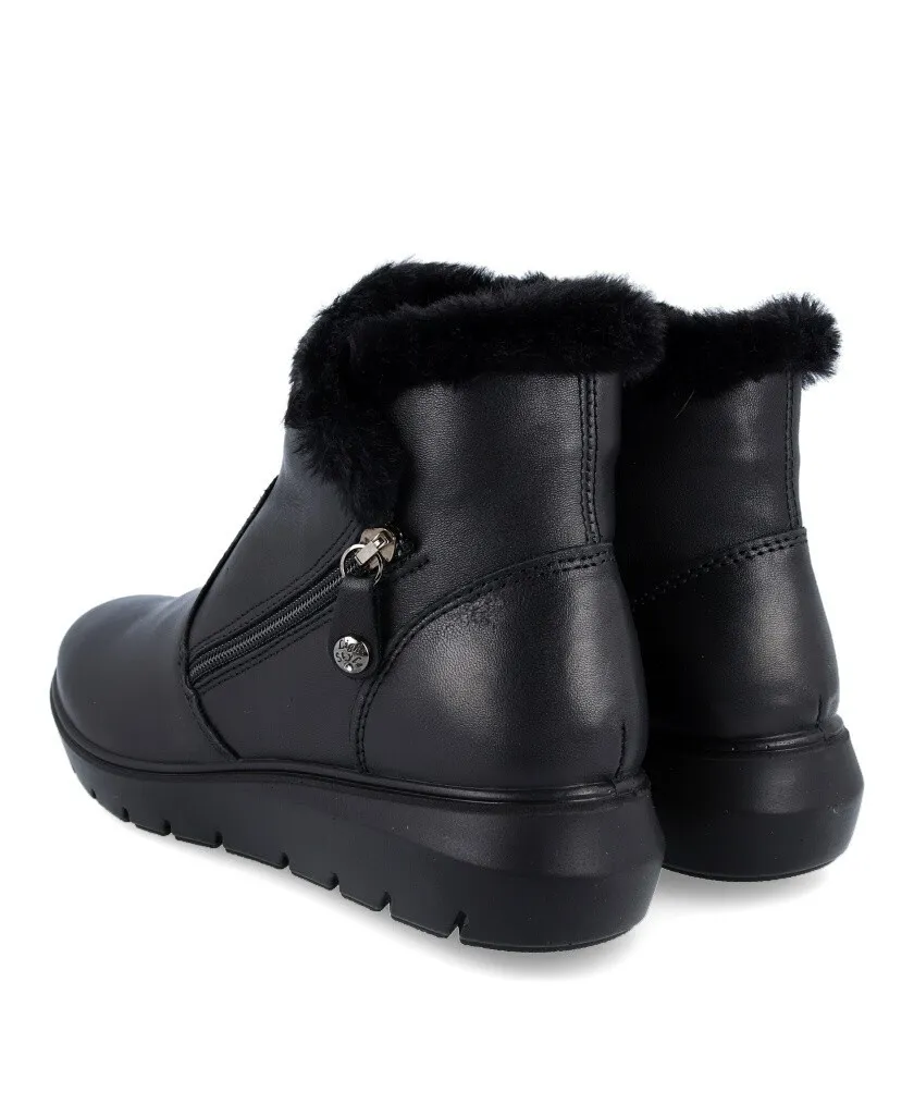 Imac 455870 Women's ankle boots with fur inside