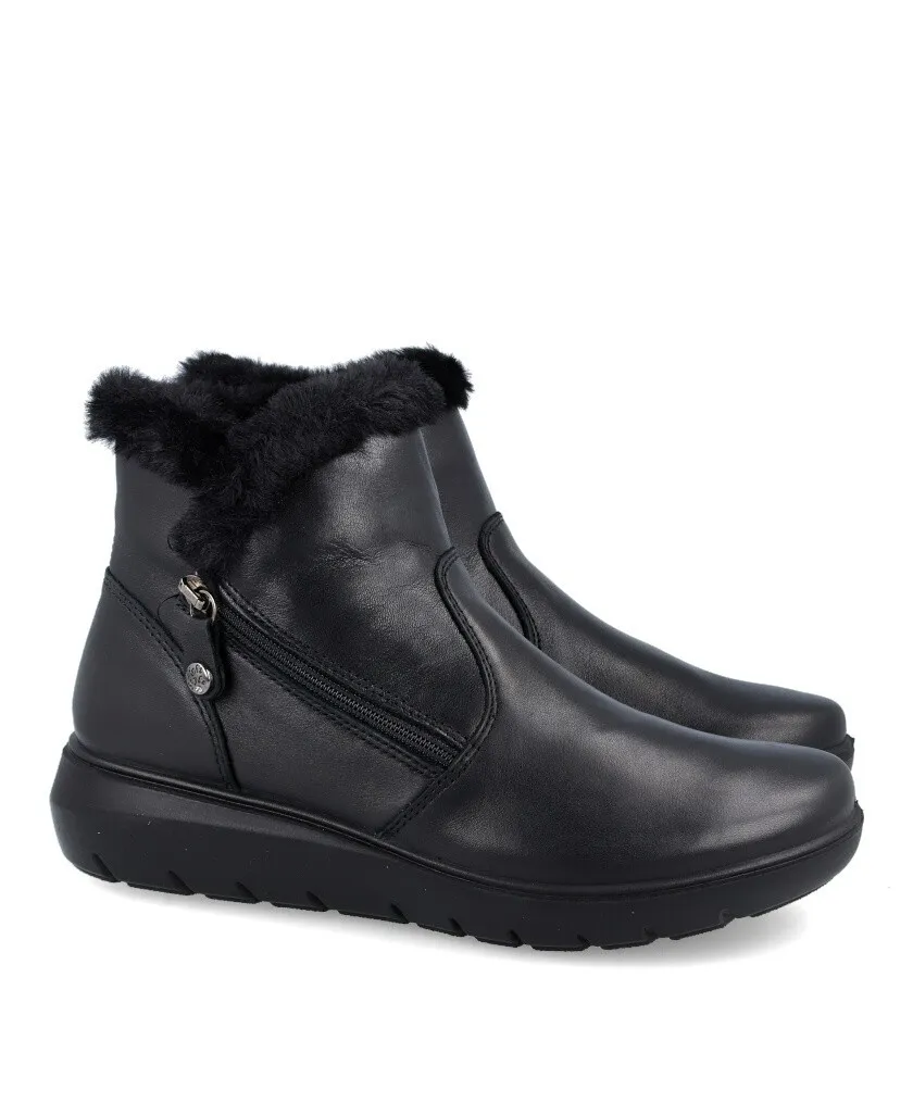 Imac 455870 Women's ankle boots with fur inside