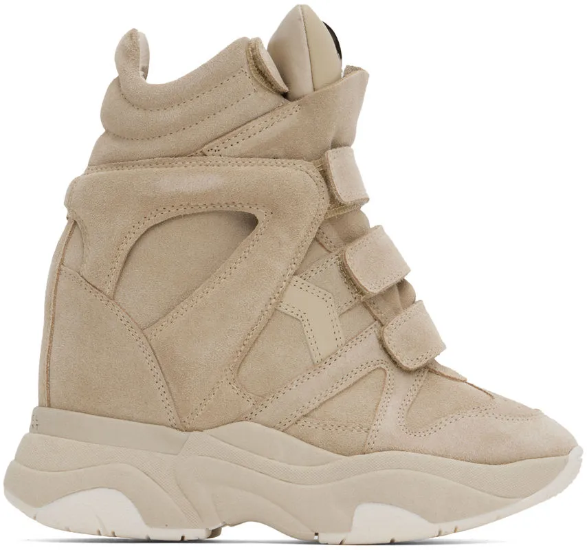 Isabel Marant Beige Balskee Sneakers