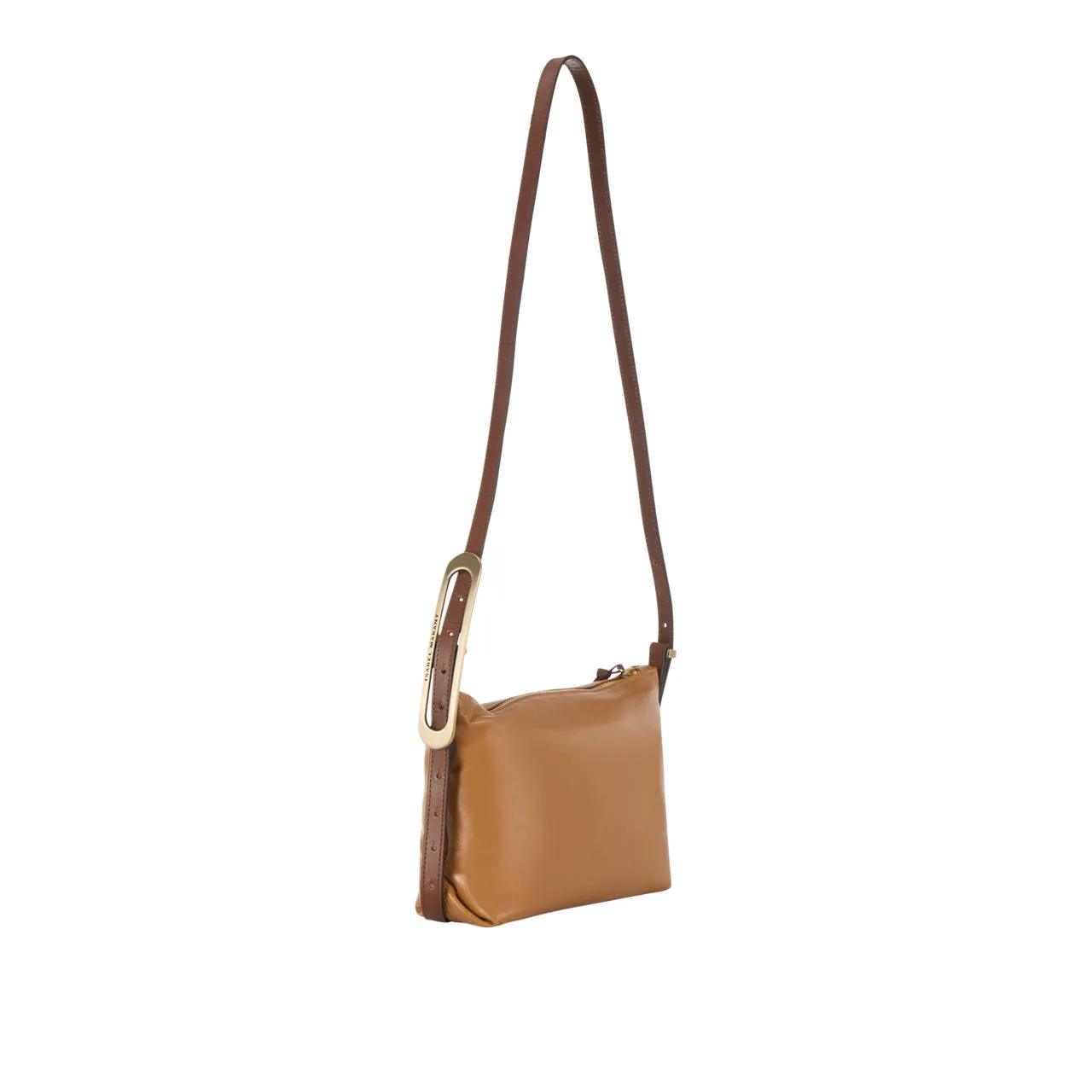 ISABEL MARANT Leyden Mini Crossbody Bag - Cognac